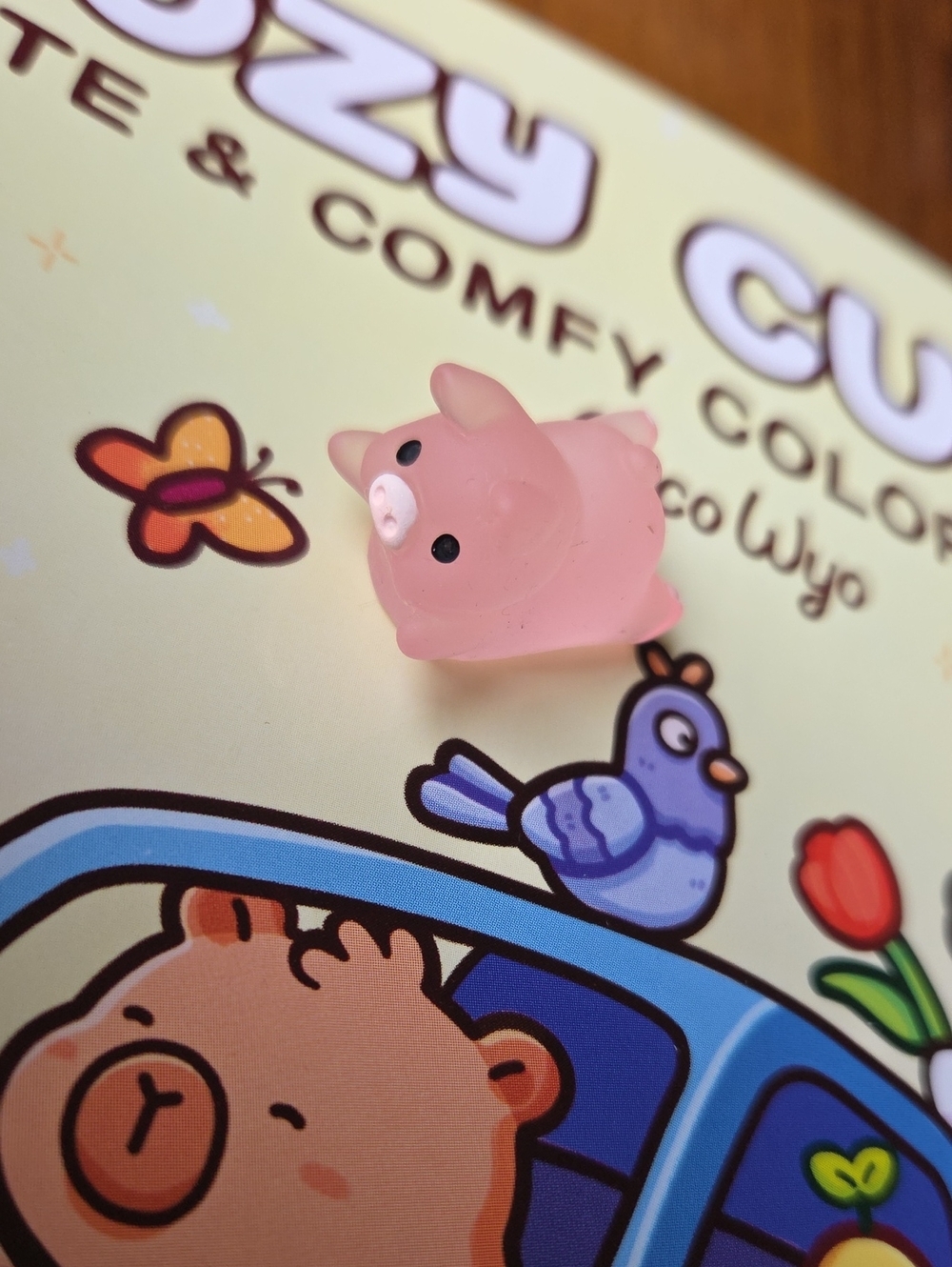 Cute Pink Pig- Tiny Display Toy